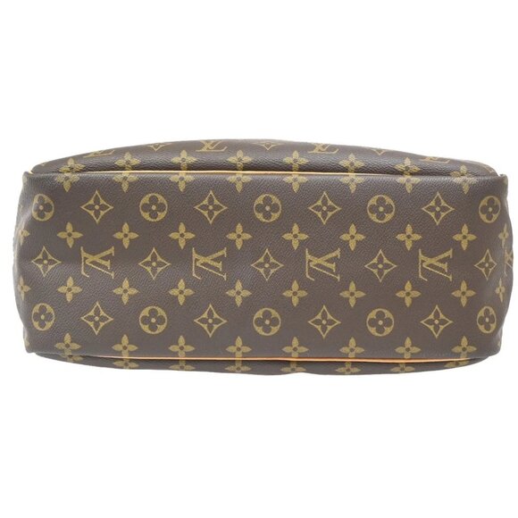 LOUIS VUITTON LV Logo Deauville Hand Bag Monogram Leather Brown 558-082225 - Picture 6 of 16